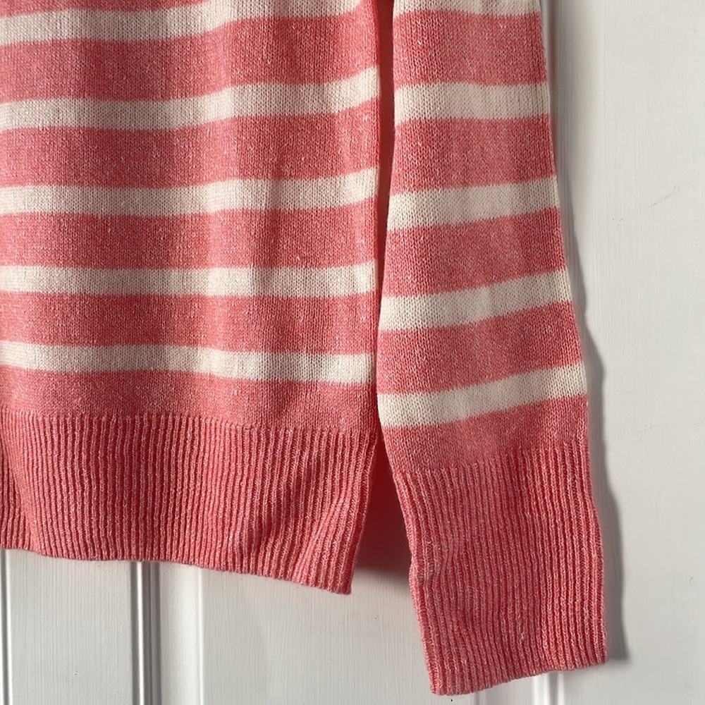 VINEYARD VINES Linen Cashmere Striped Boatneck Sweate - Picture 3 of 8